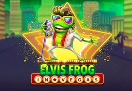 Elvis Frog in Vegas logo by BGAMING at PSK