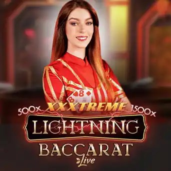 Lightning Baccarat logo by Evolution PSK