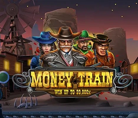 Money Train online game logo by Relax Gaming on psk-casino-online.com