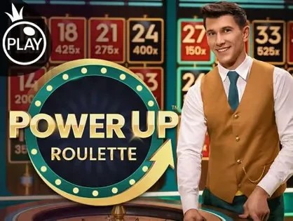 Power UP Roulette by Pragmatic Play, showcased at psk-casino-online.com – game logo