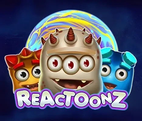 Reactoonz casino game by Play&#039;n GO – featured logo at PSK